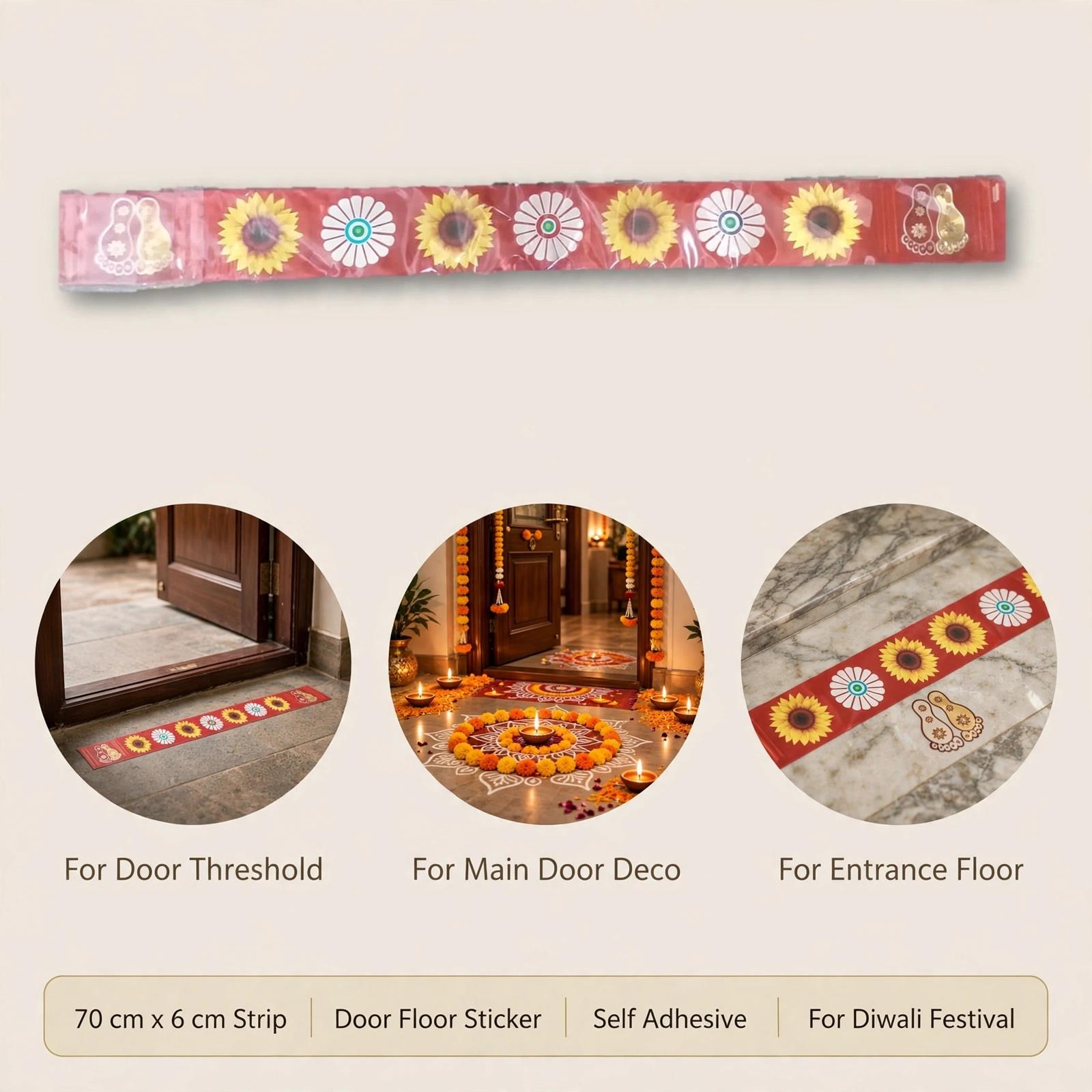Door Floor Sticker 70x6 cm D1