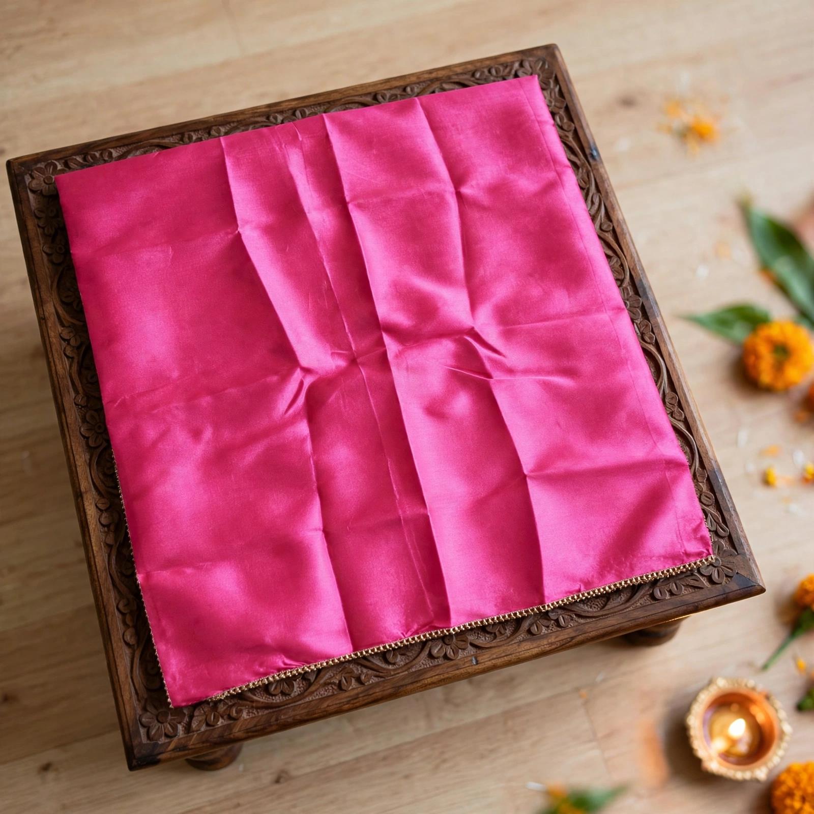 Chunari Asan 15x15 Inch Pink 1pc