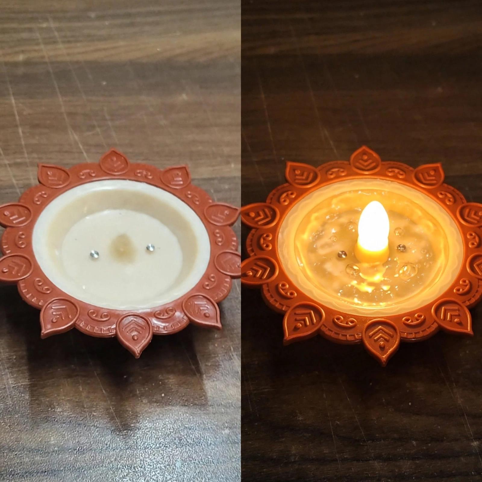 Lotus Water Diya 1 Pcs