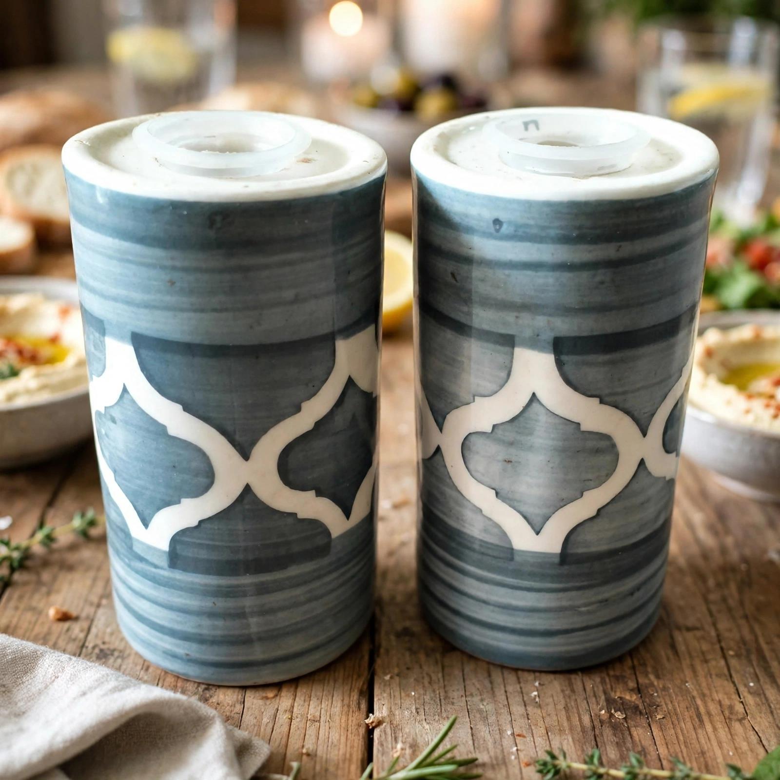 Ceramic Pepper Salt Jar B8