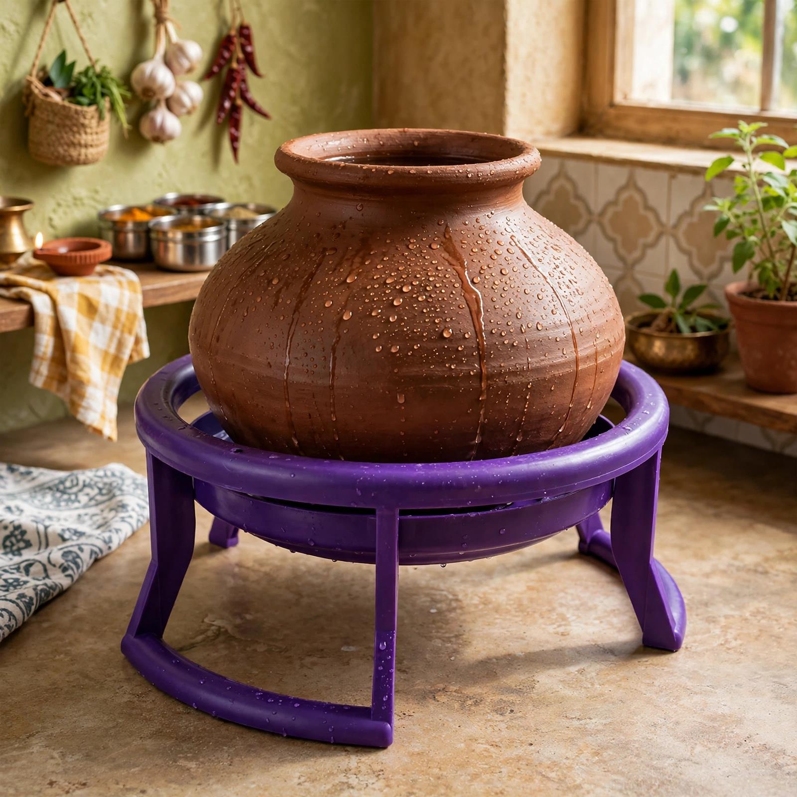 Multipurpose Stand Blue 8 Inch