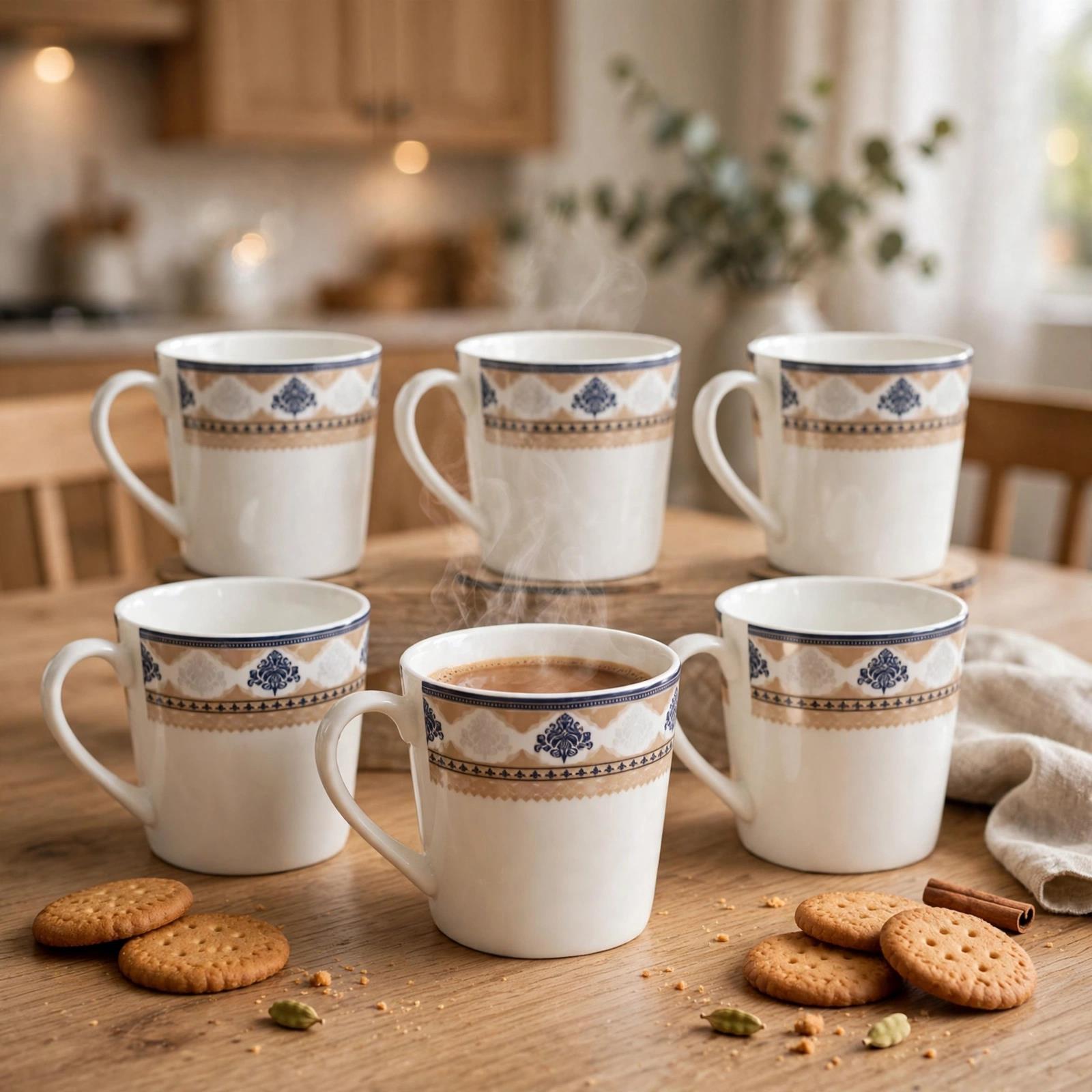 Ceramic Coffee / Tea Cup 140ml 6pcs Da3