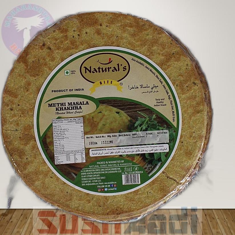 Nb Methi Masala Khakhara 180gm - Indian Grocery Singapore