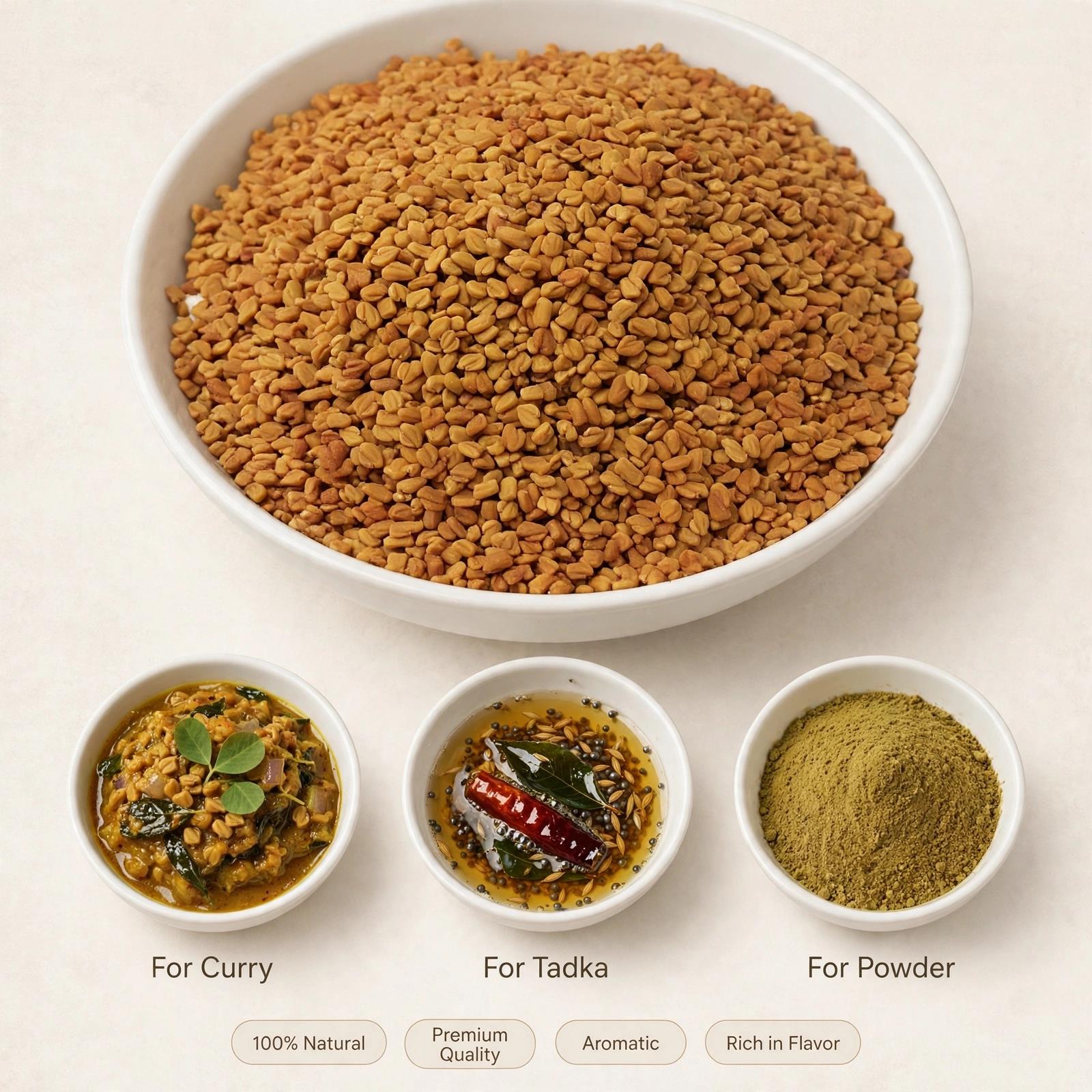 Fenugreek Seeds (methi) Powder 100g
